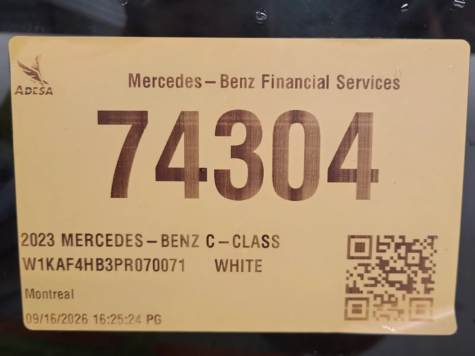 Inventory Label Photo