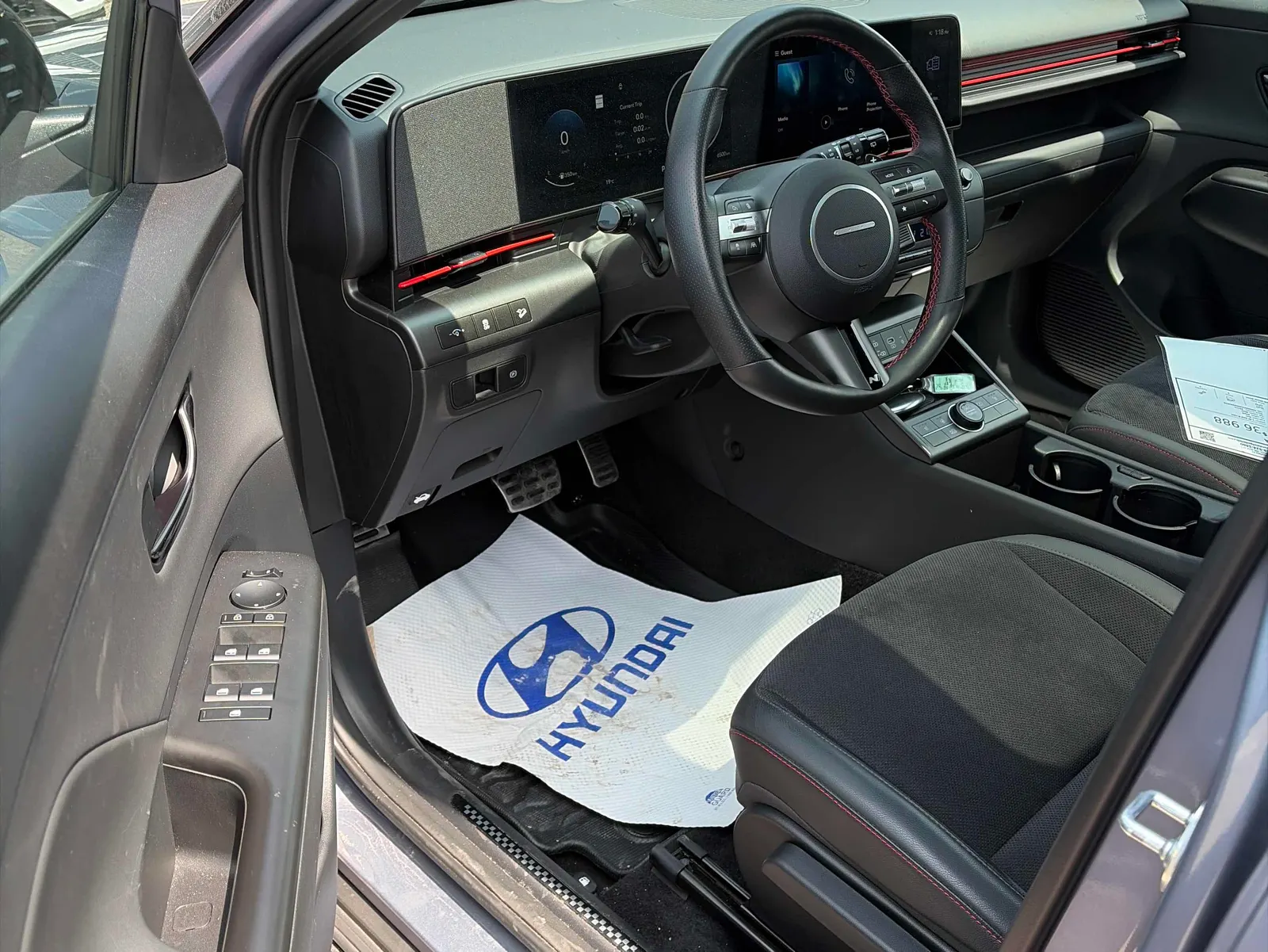 Interior driver side
