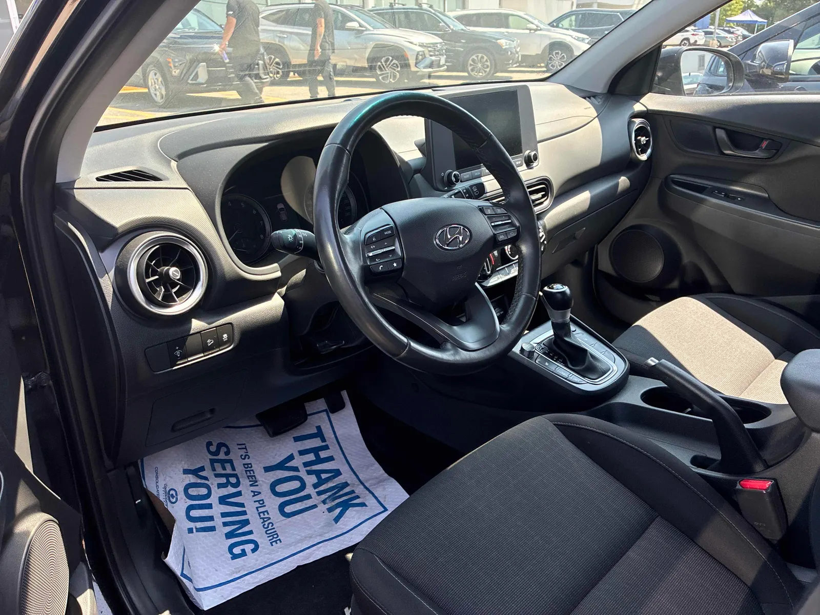 Interior driver side