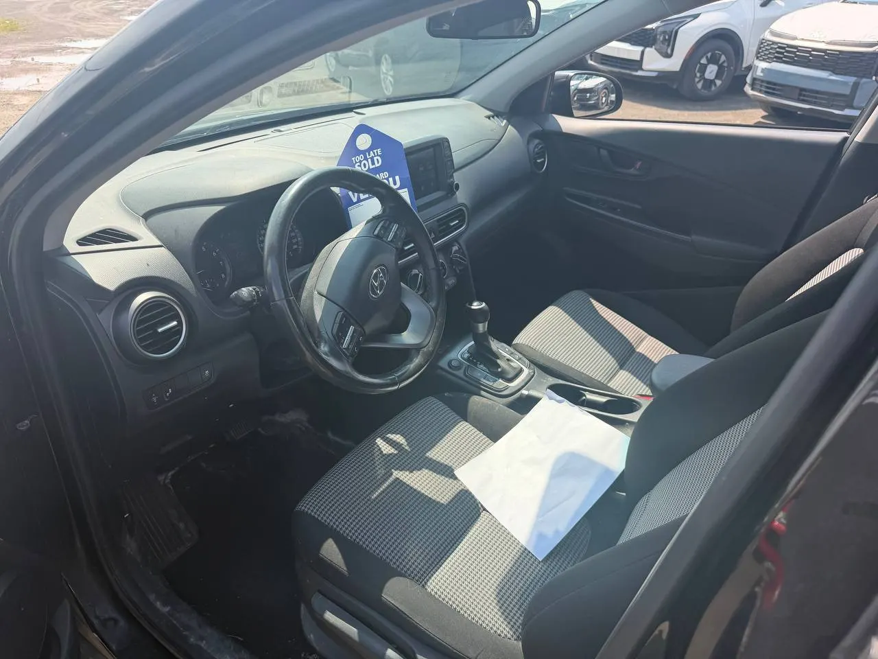 Interior driver side