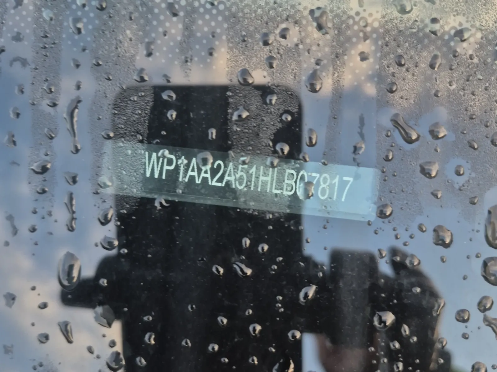 Dash VIN Plate Photo