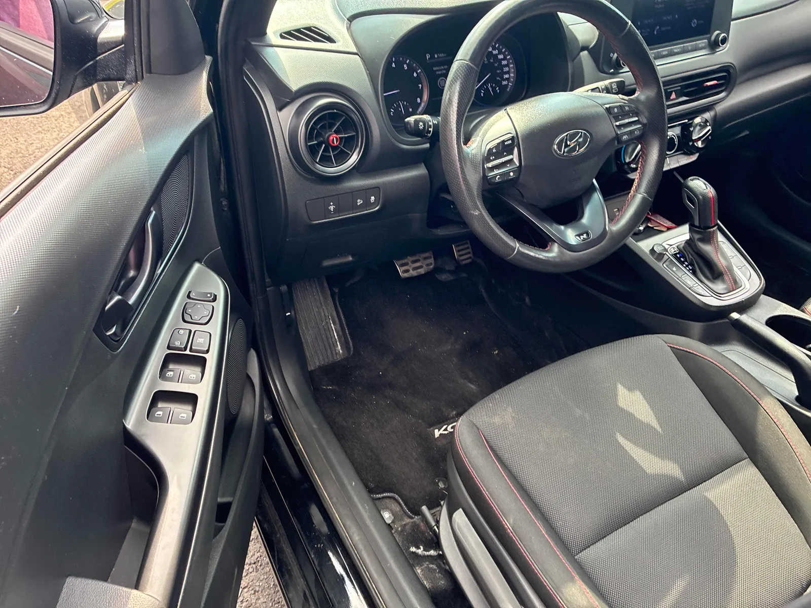 Interior driver side