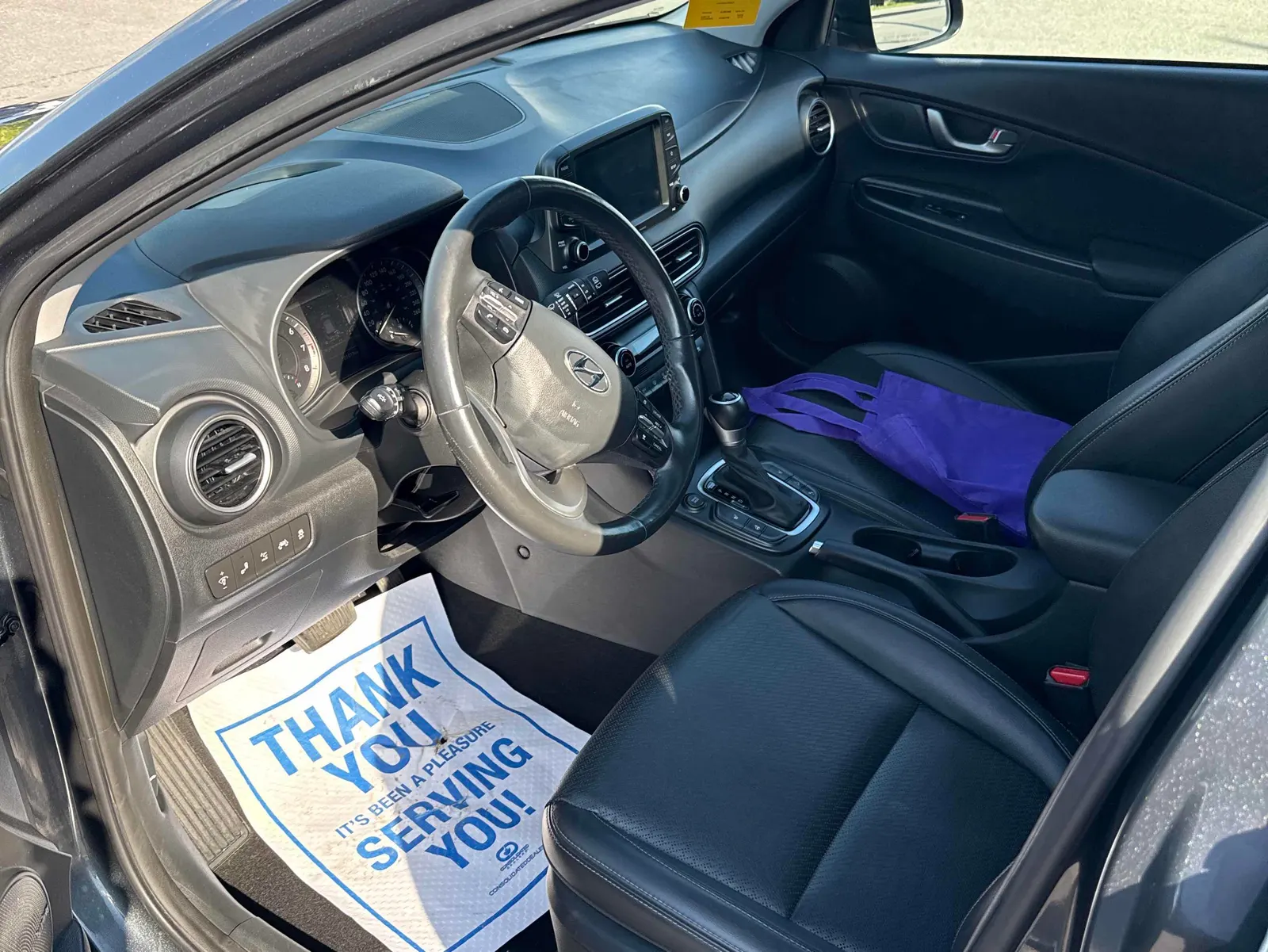 Interior driver side
