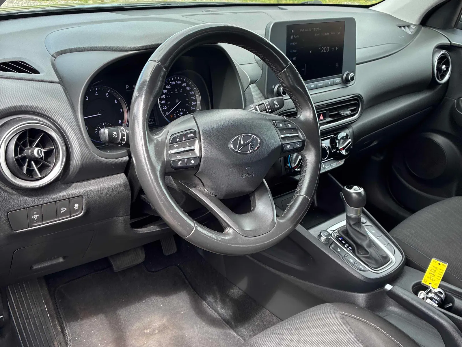 Interior driver side