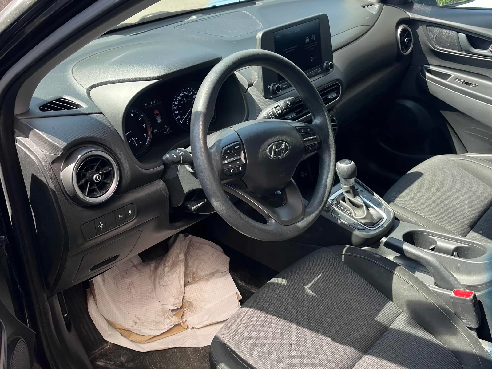 Interior driver side