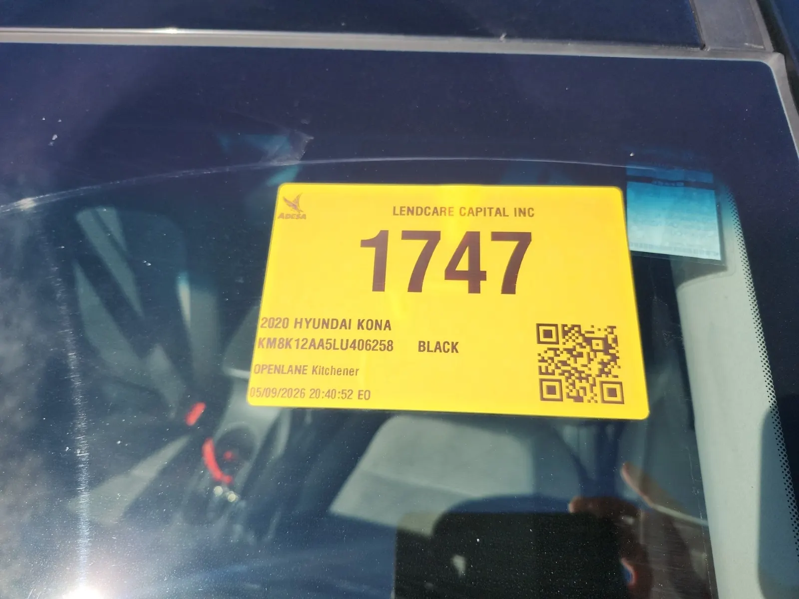 Inventory Label Photo