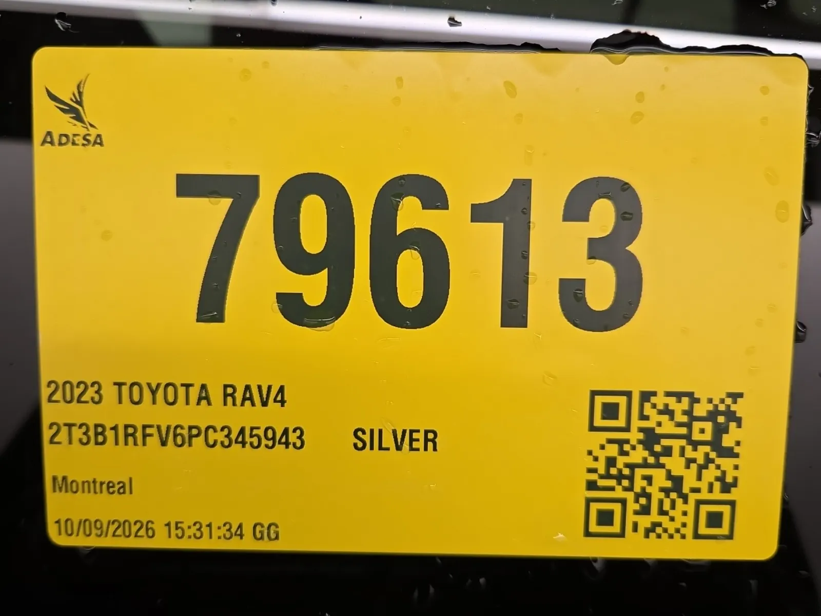 Inventory Label Photo