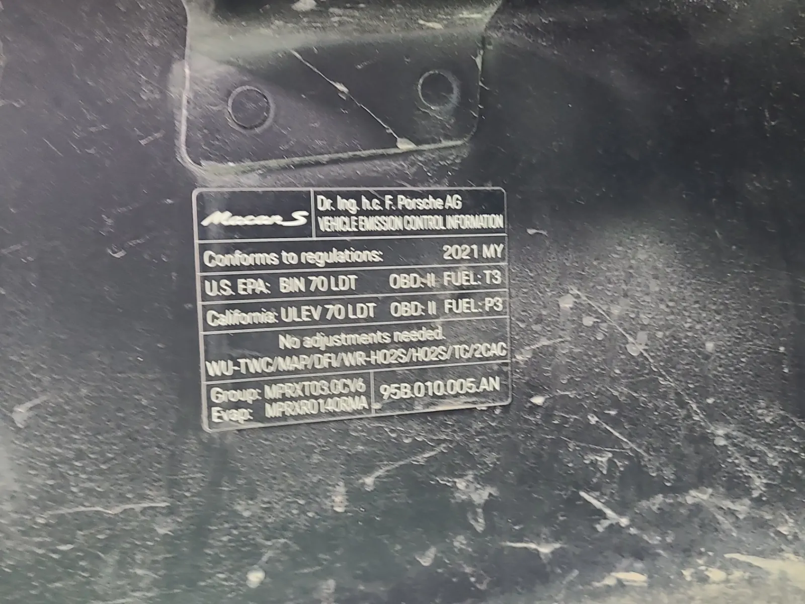 Emission Sticker Photo