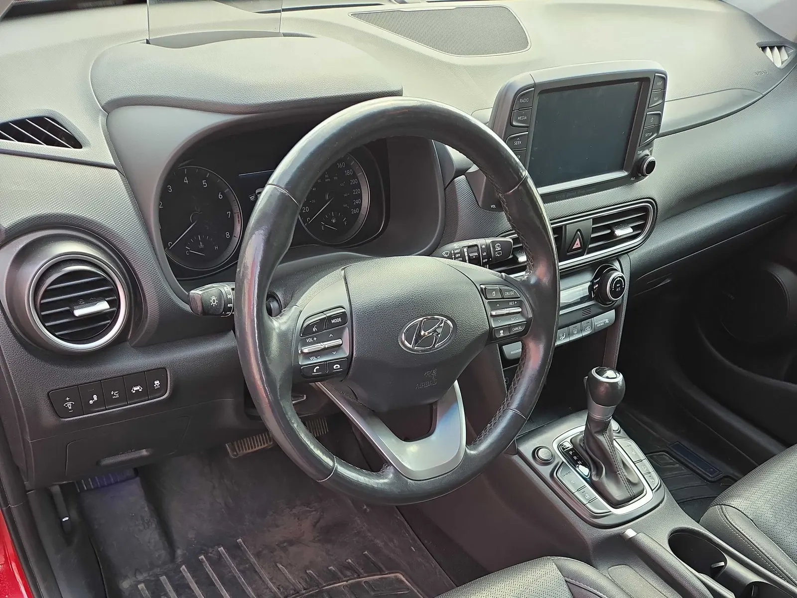 Interior driver side