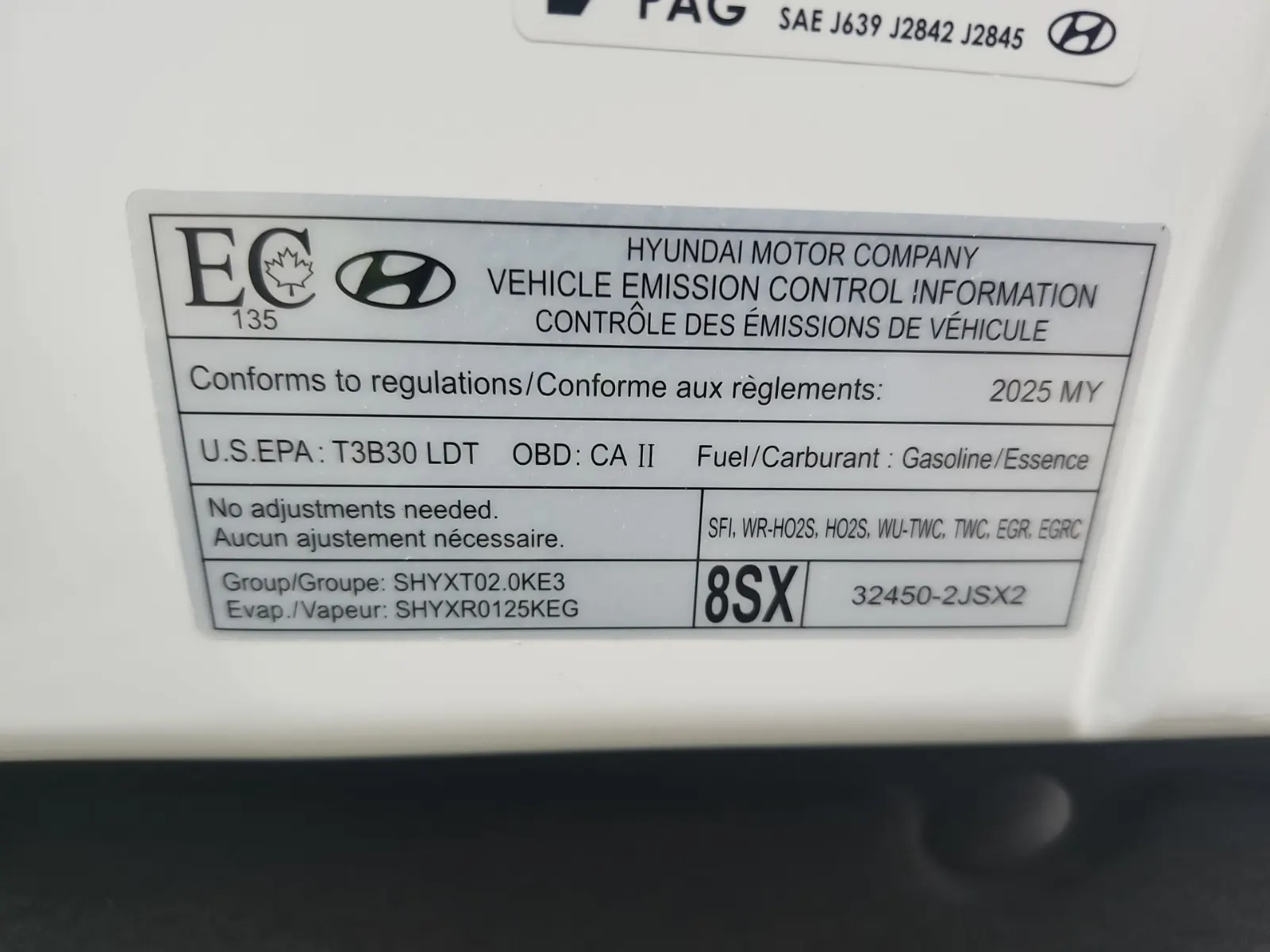 Emission Sticker Photo