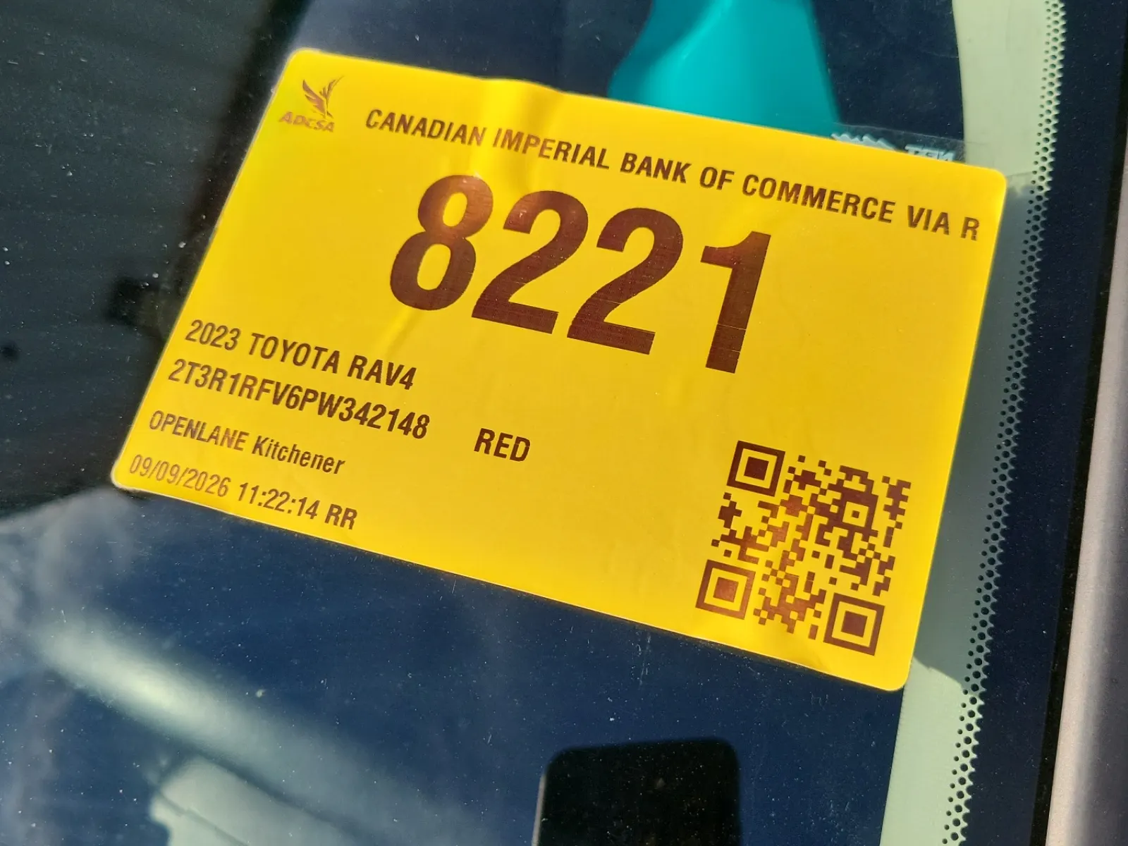 Inventory Label Photo