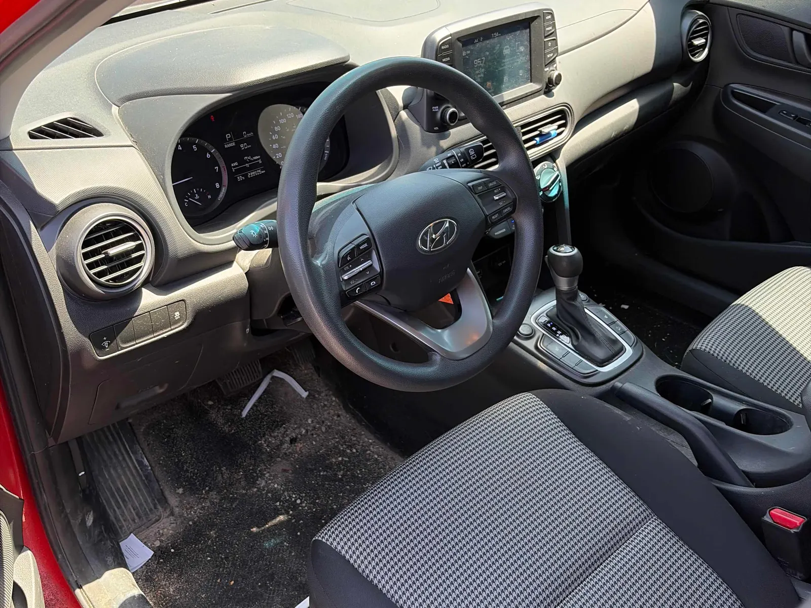 Interior driver side