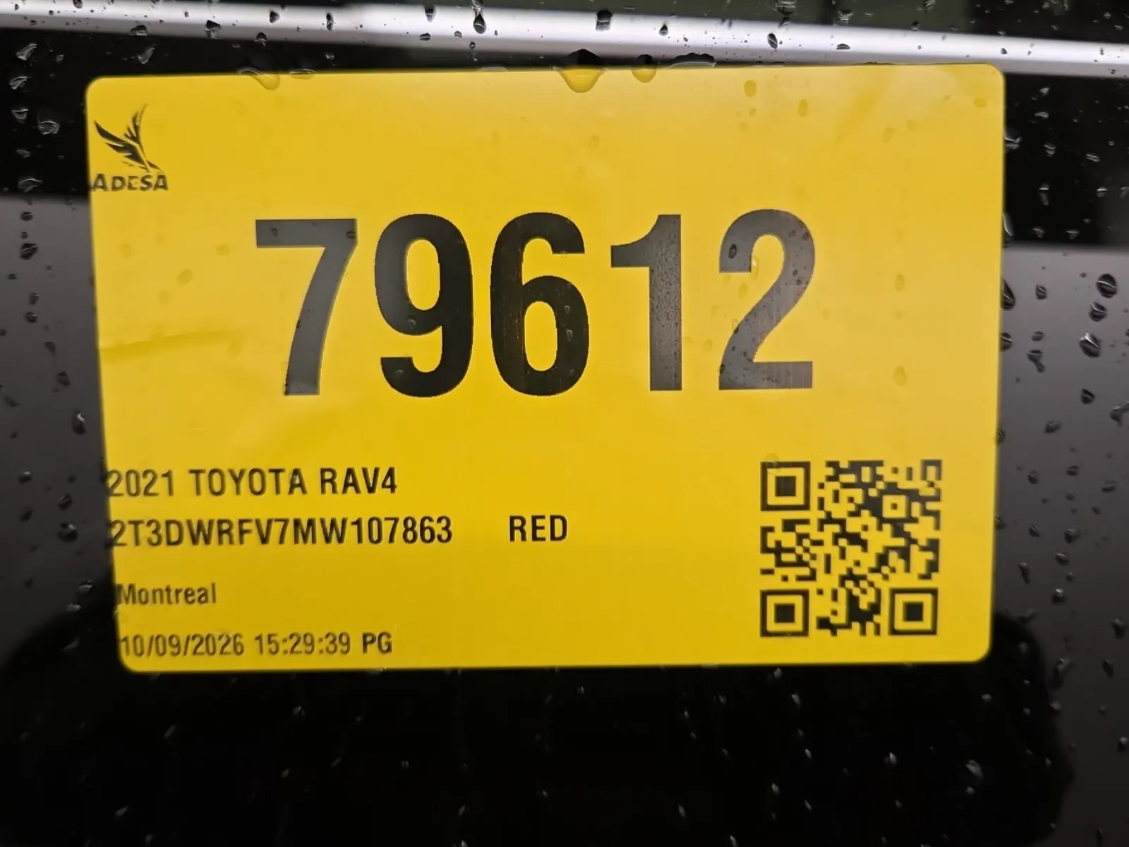 Inventory Label Photo