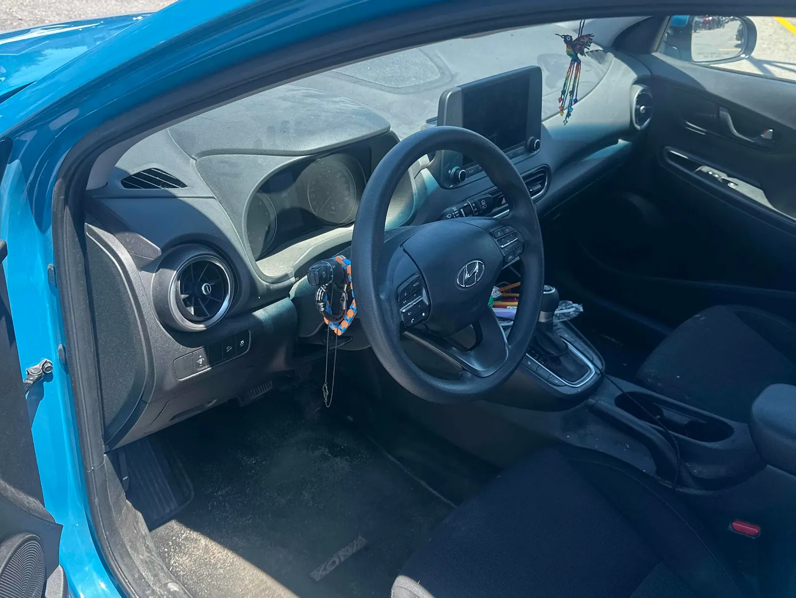 Interior driver side