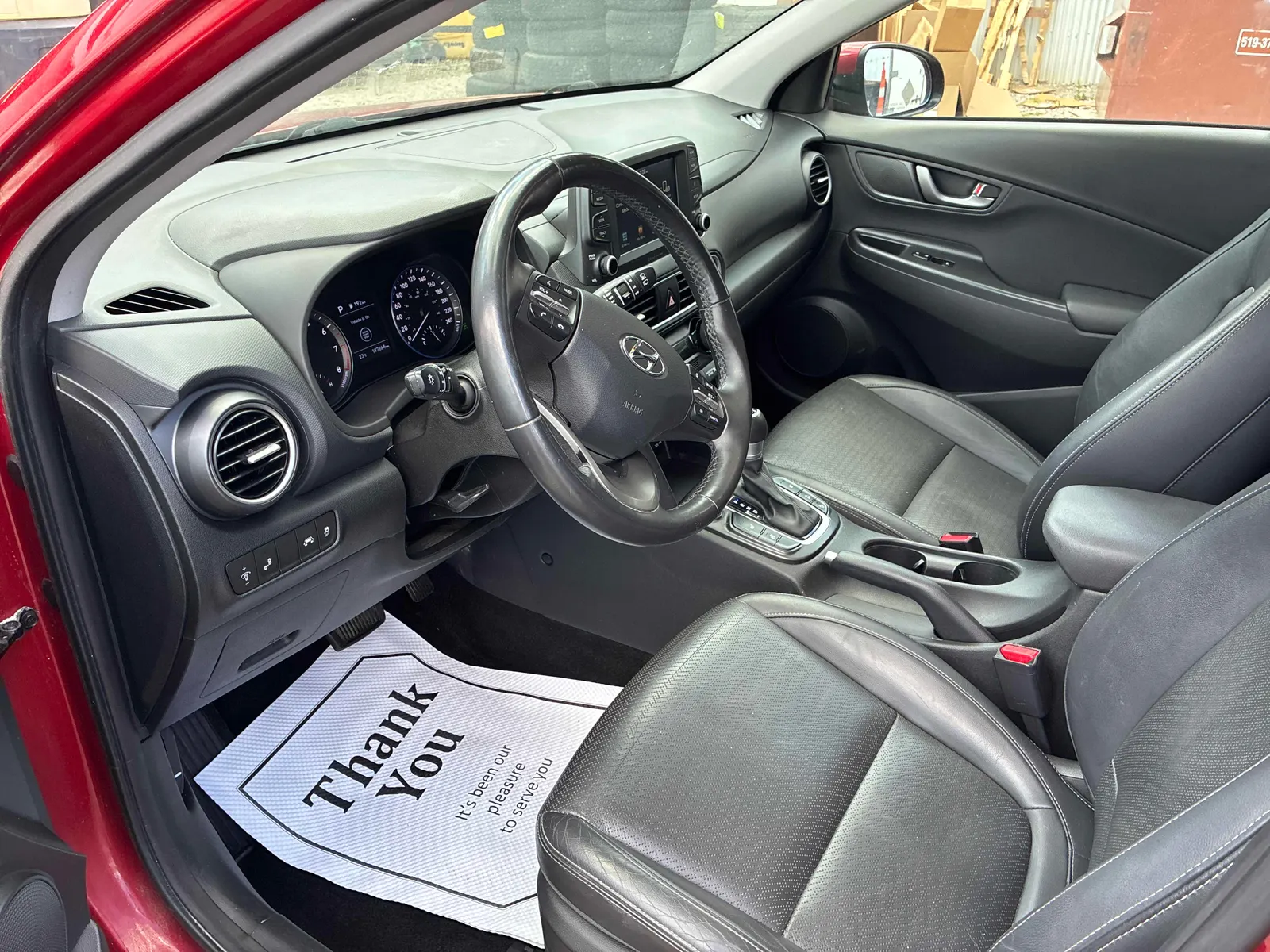 Interior driver side