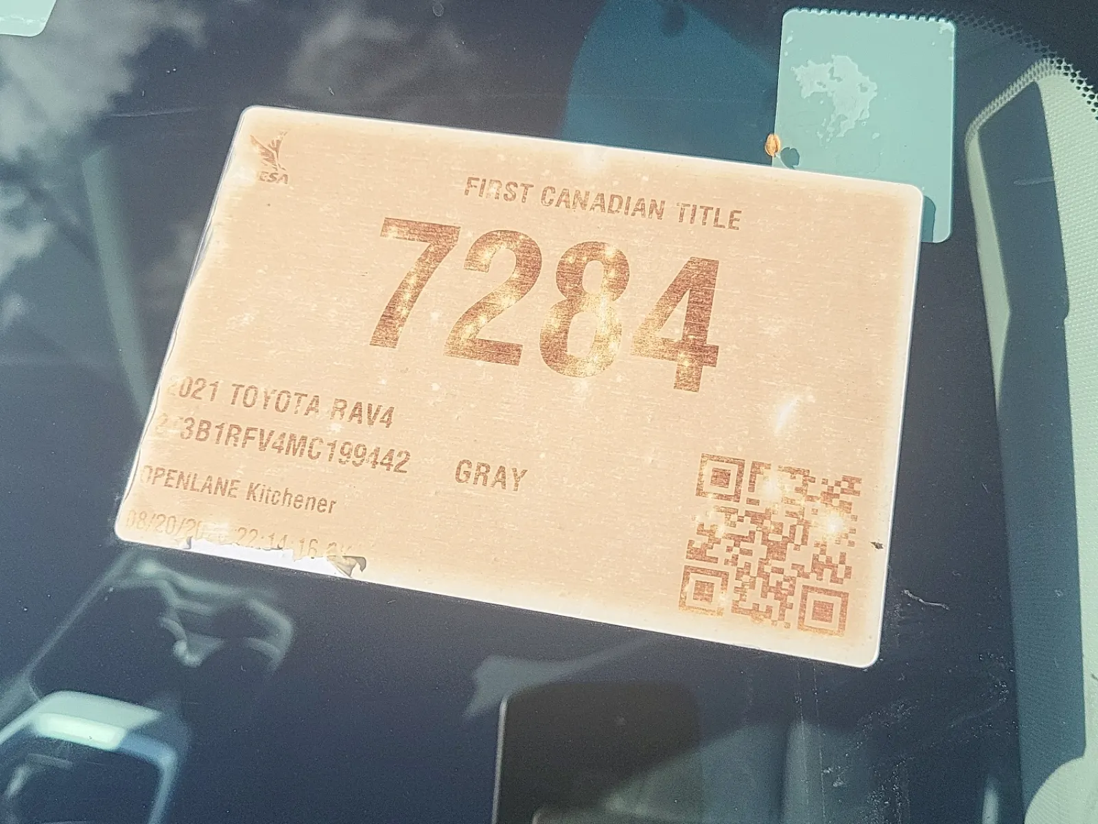 Inventory Label Photo
