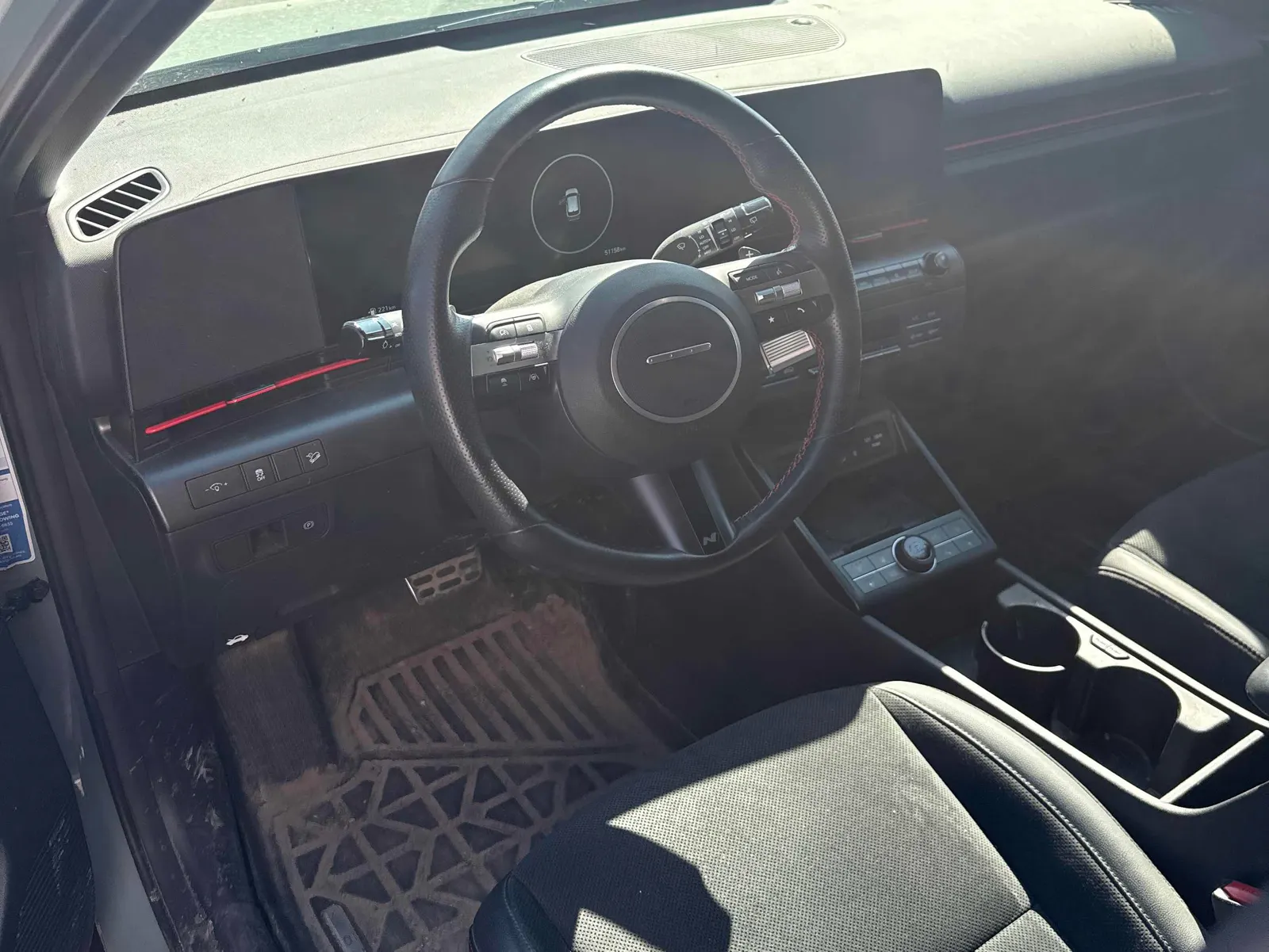 Interior driver side