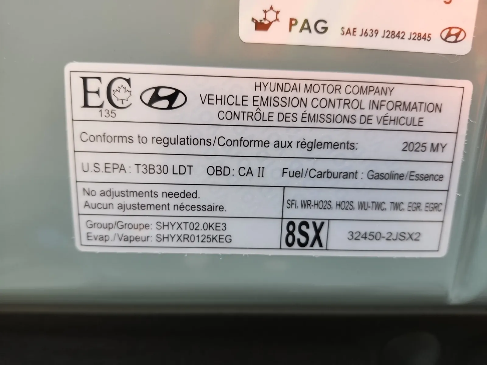 Emission Sticker Photo