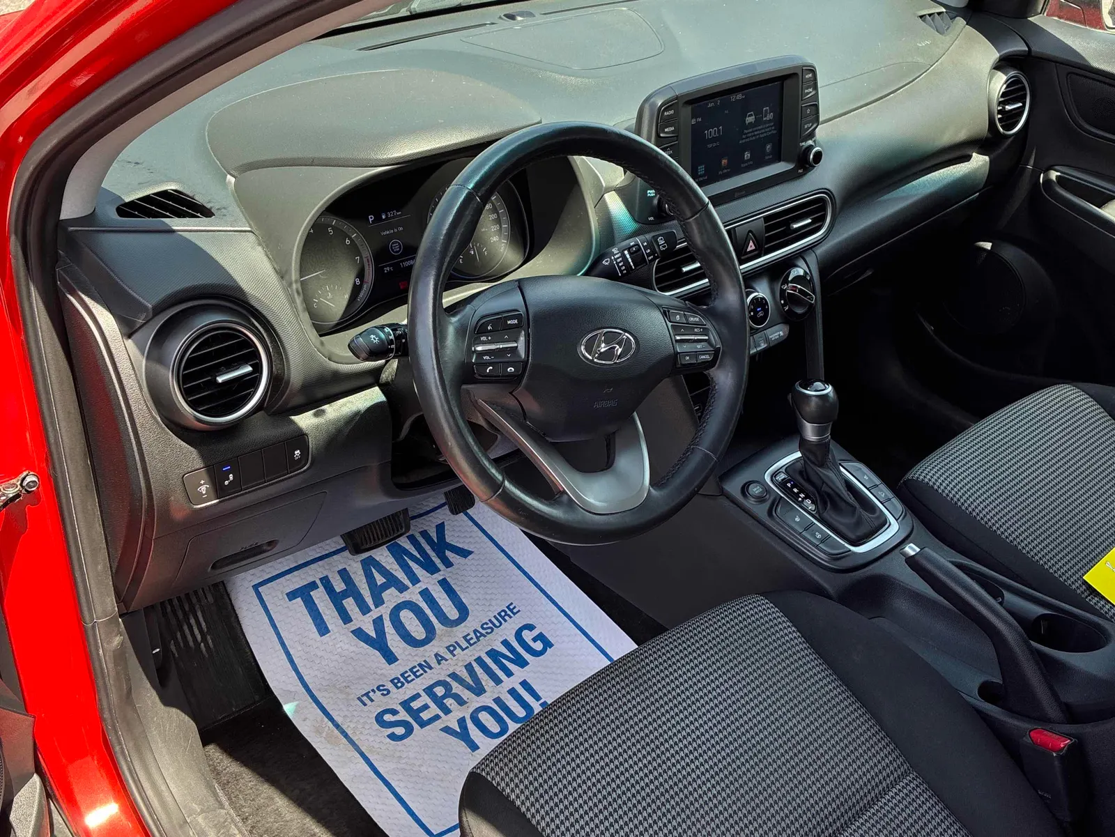 Interior driver side