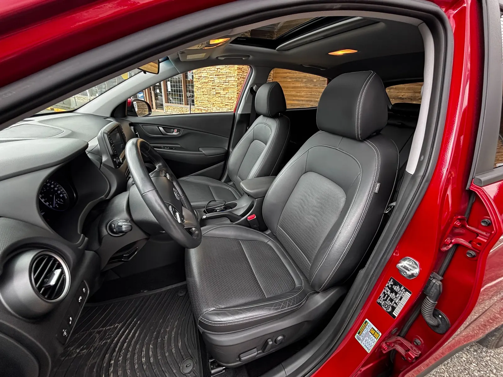 Interior driver side