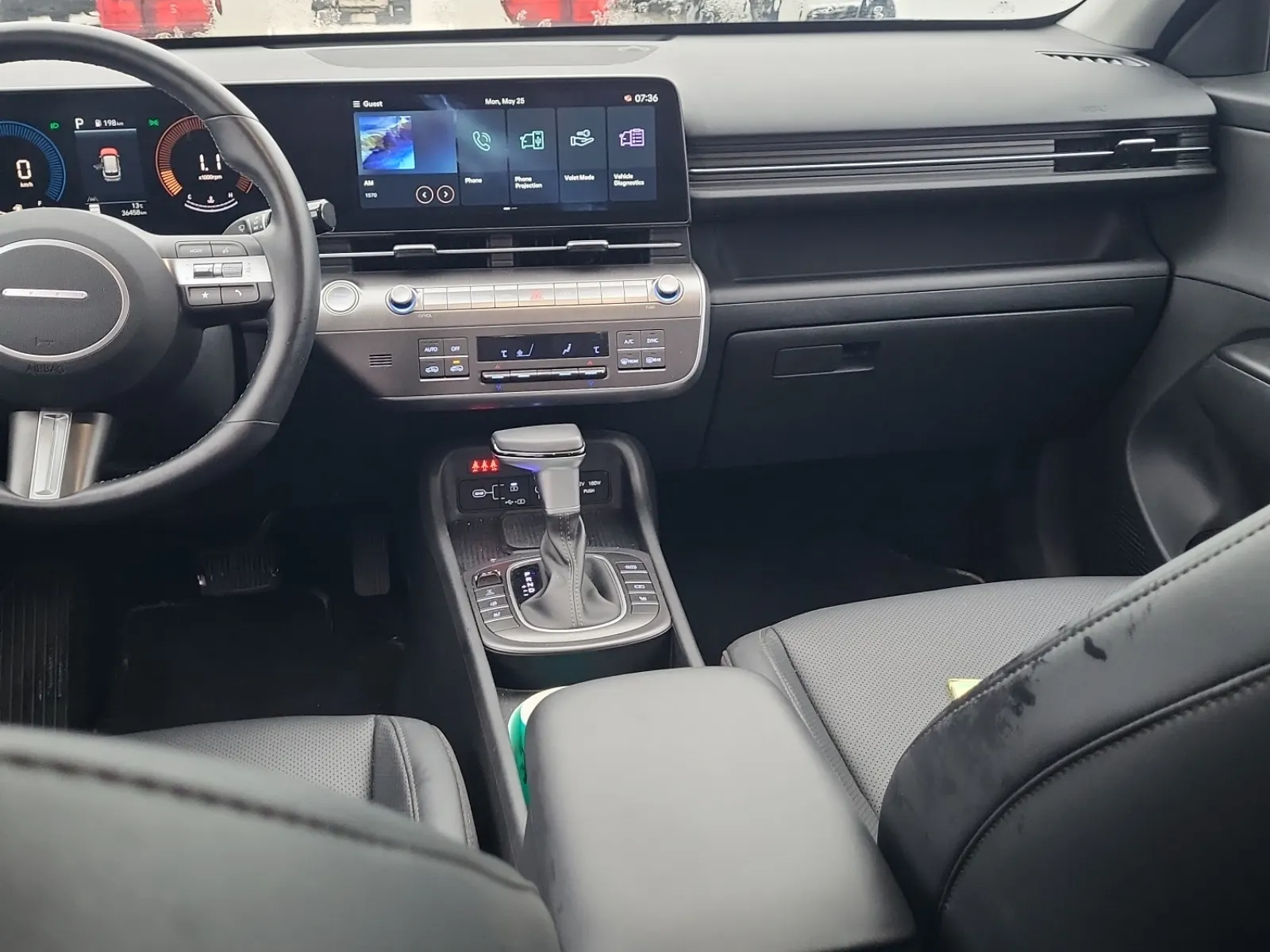 Interior driver side