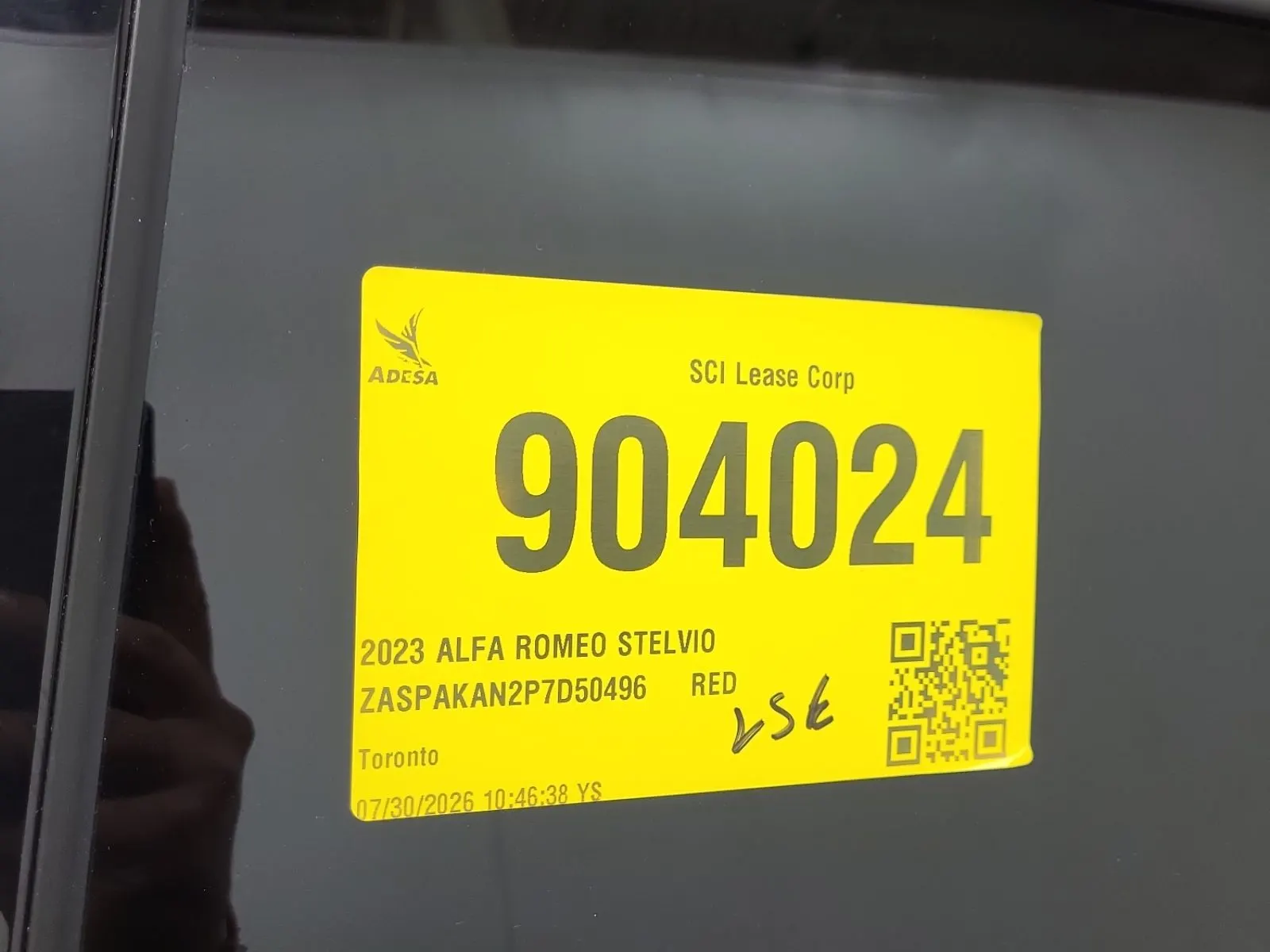 Inventory Label Photo