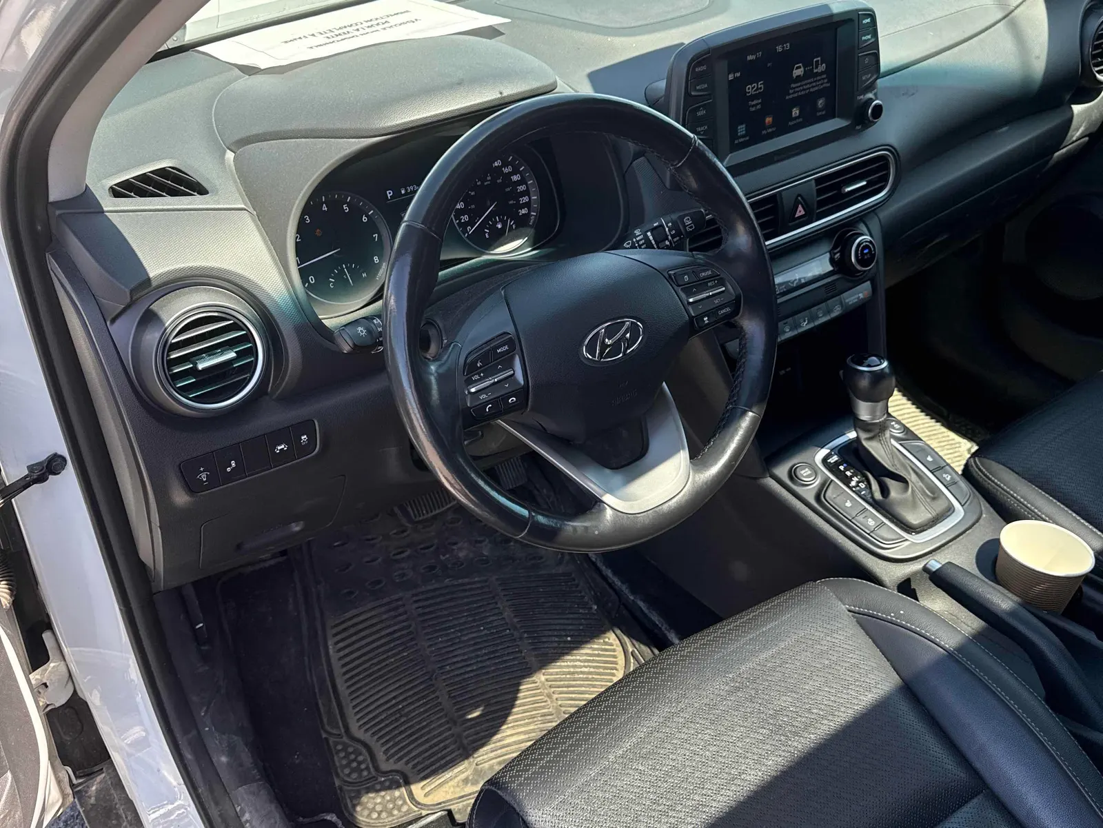 Interior driver side