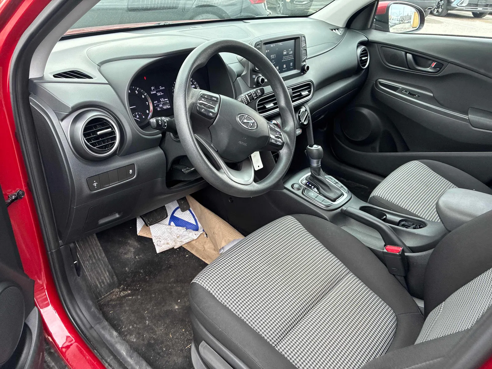 Interior driver side
