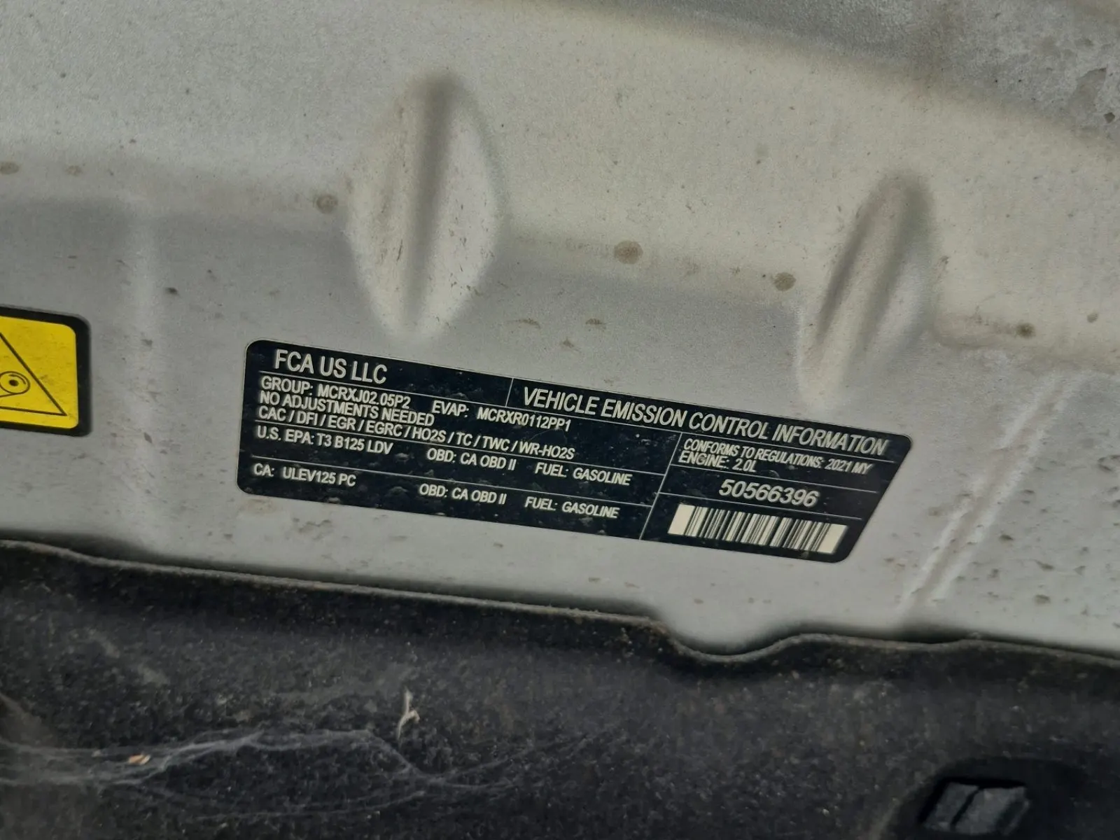 Emission Sticker Photo