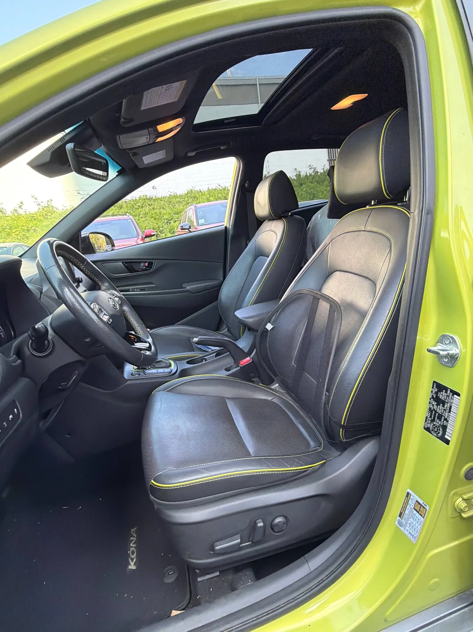 Interior driver side