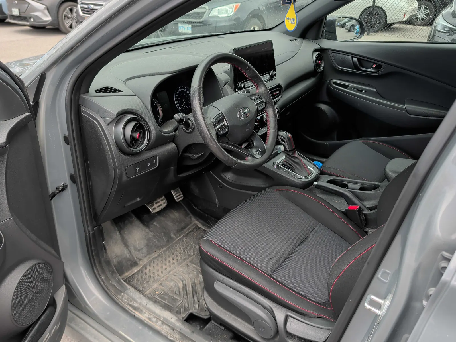 Interior driver side