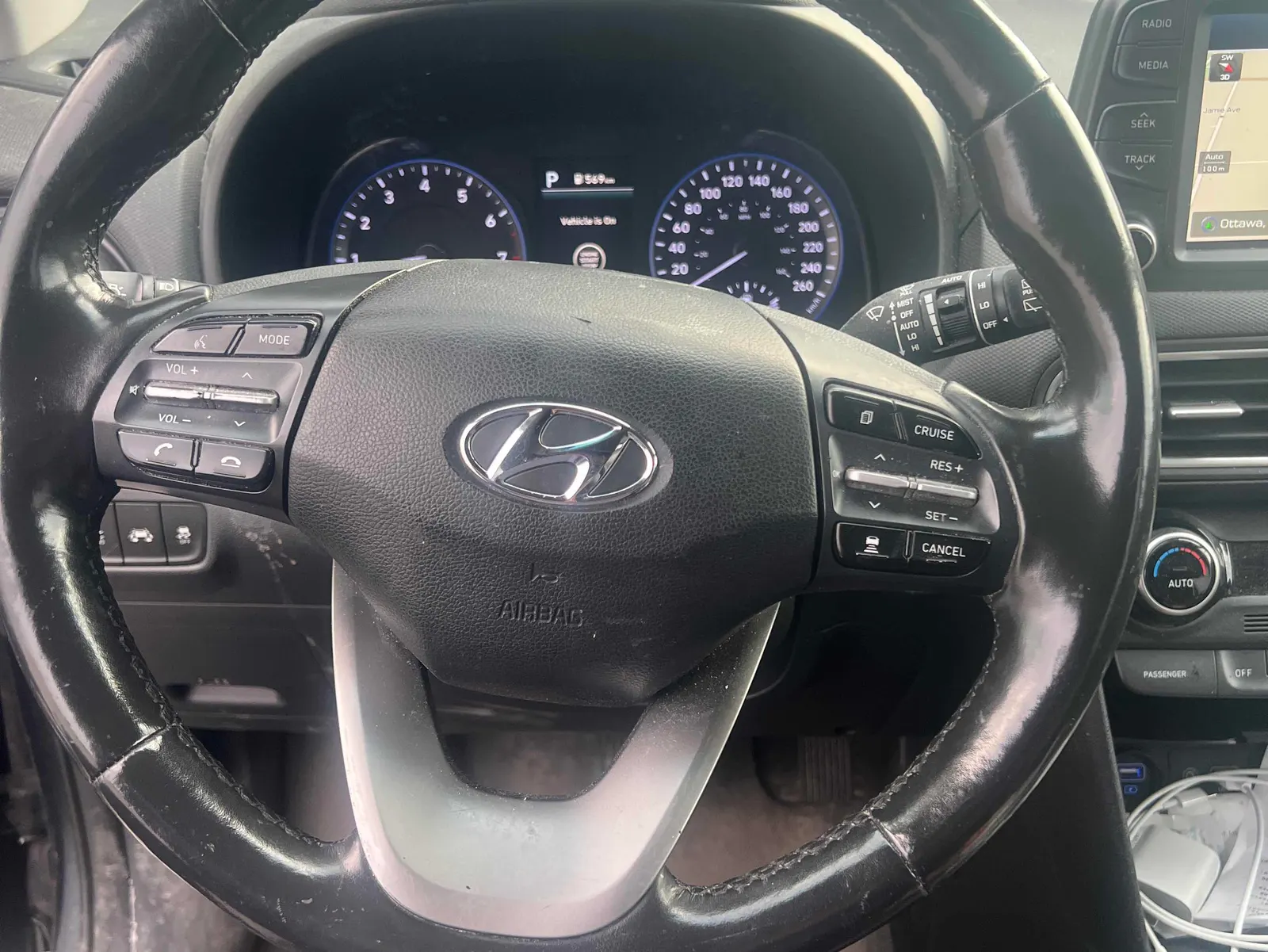 Interior driver side