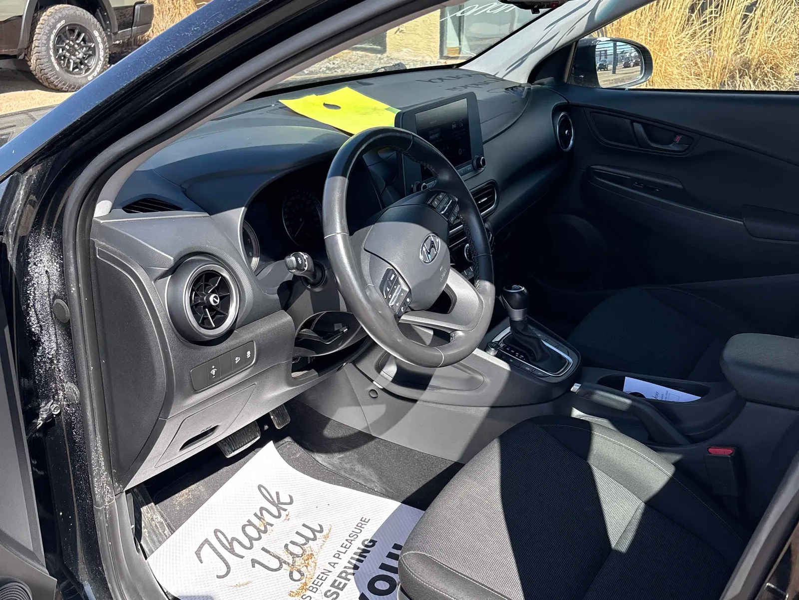 Interior driver side
