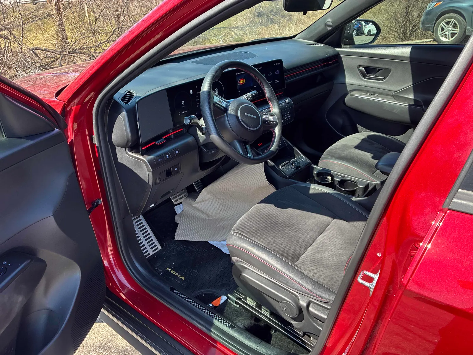 Interior driver side