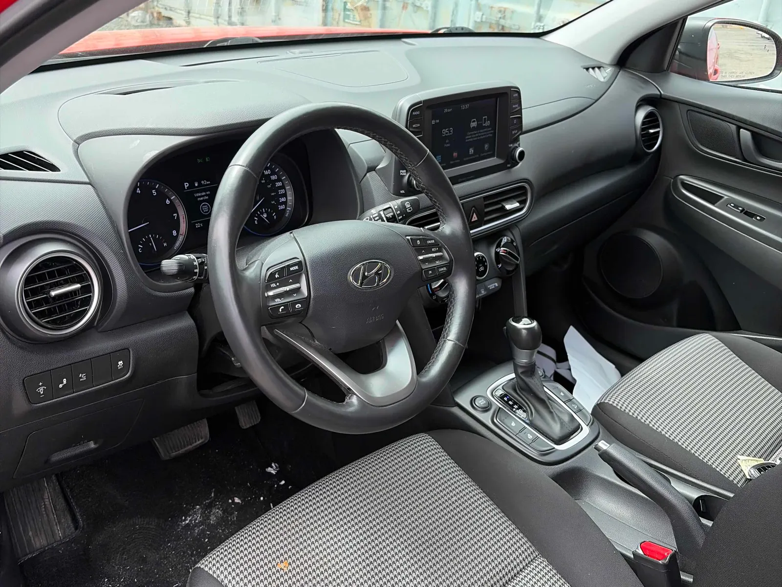 Interior driver side