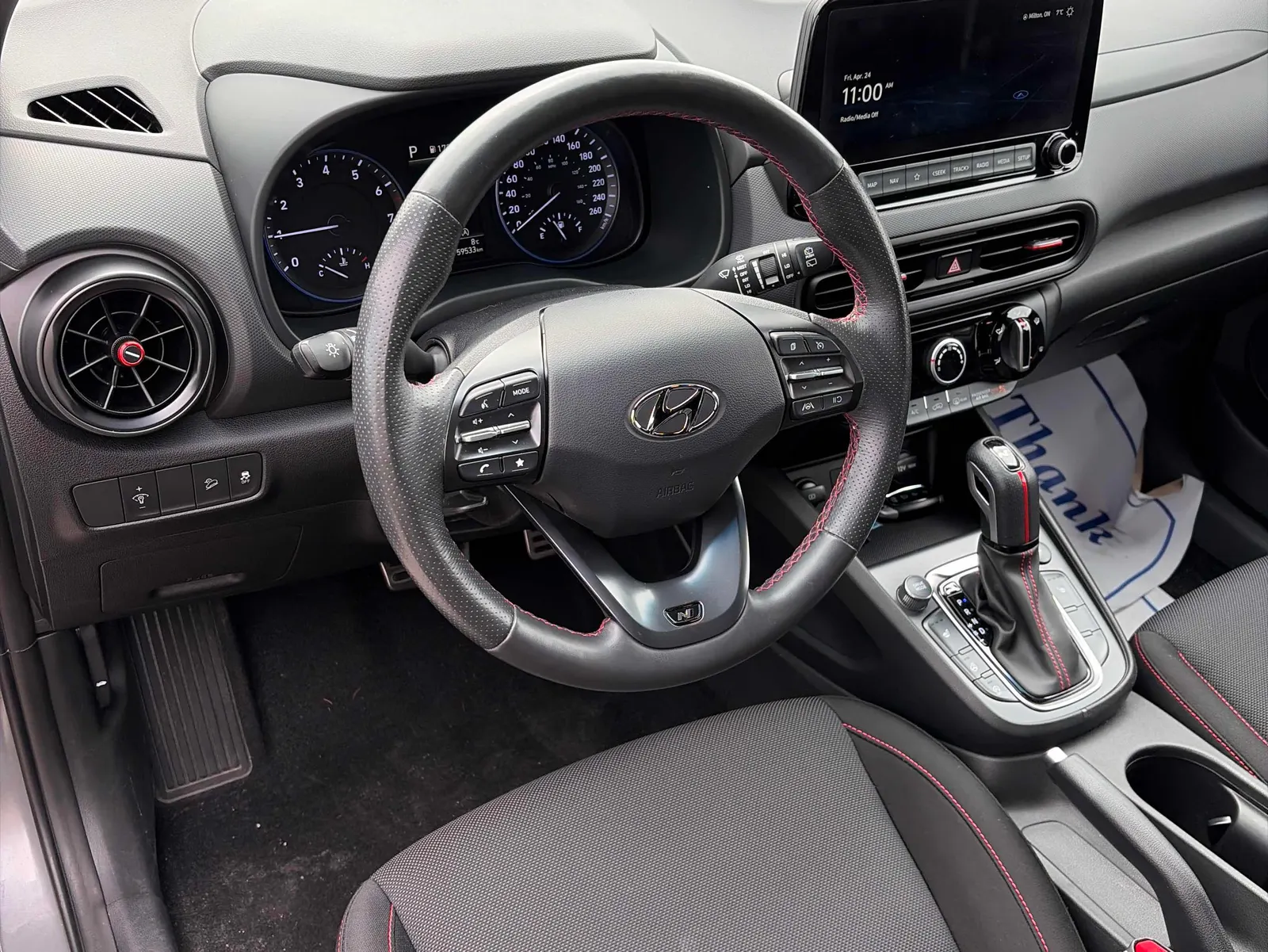 Interior driver side