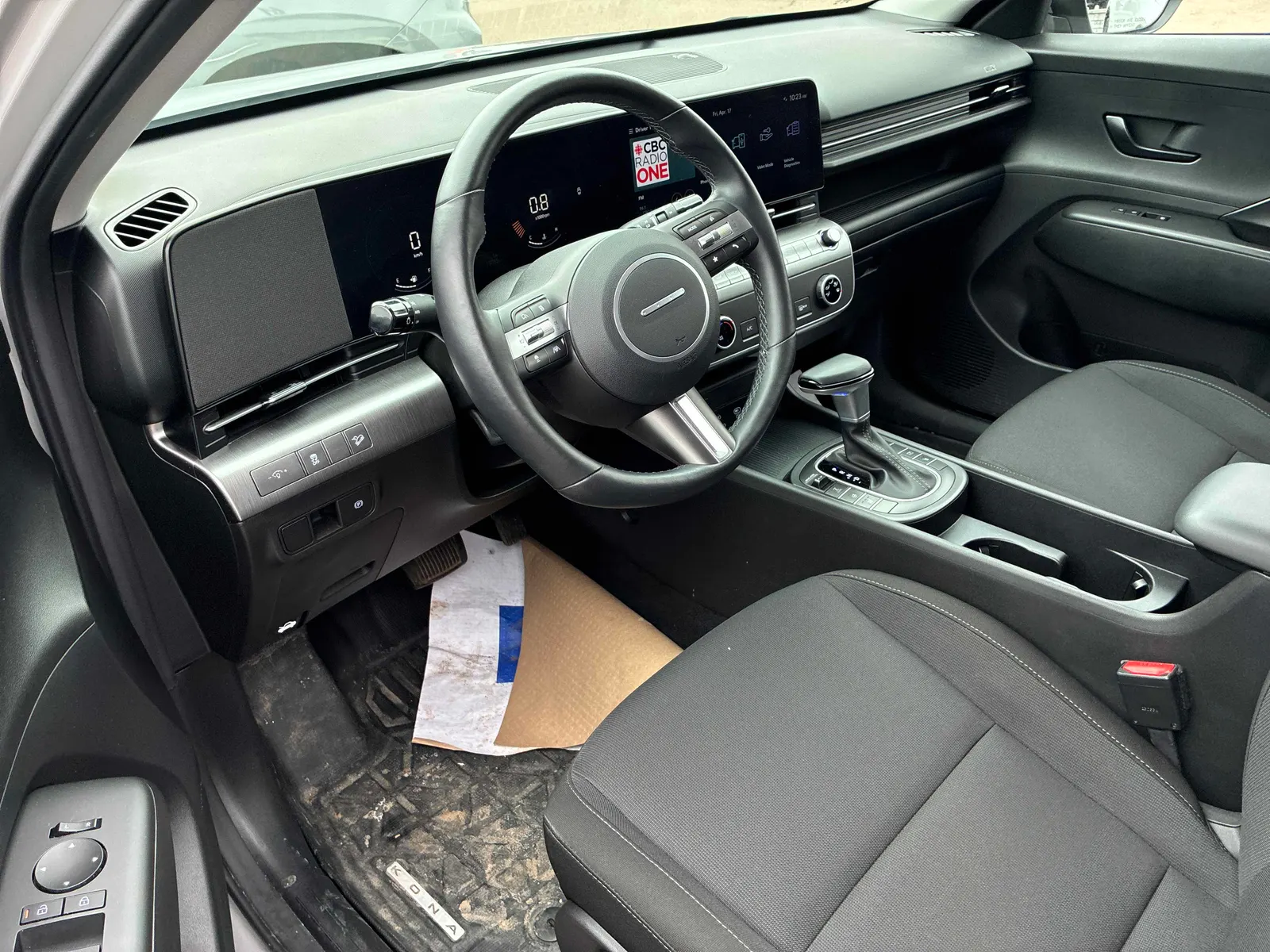 Interior driver side