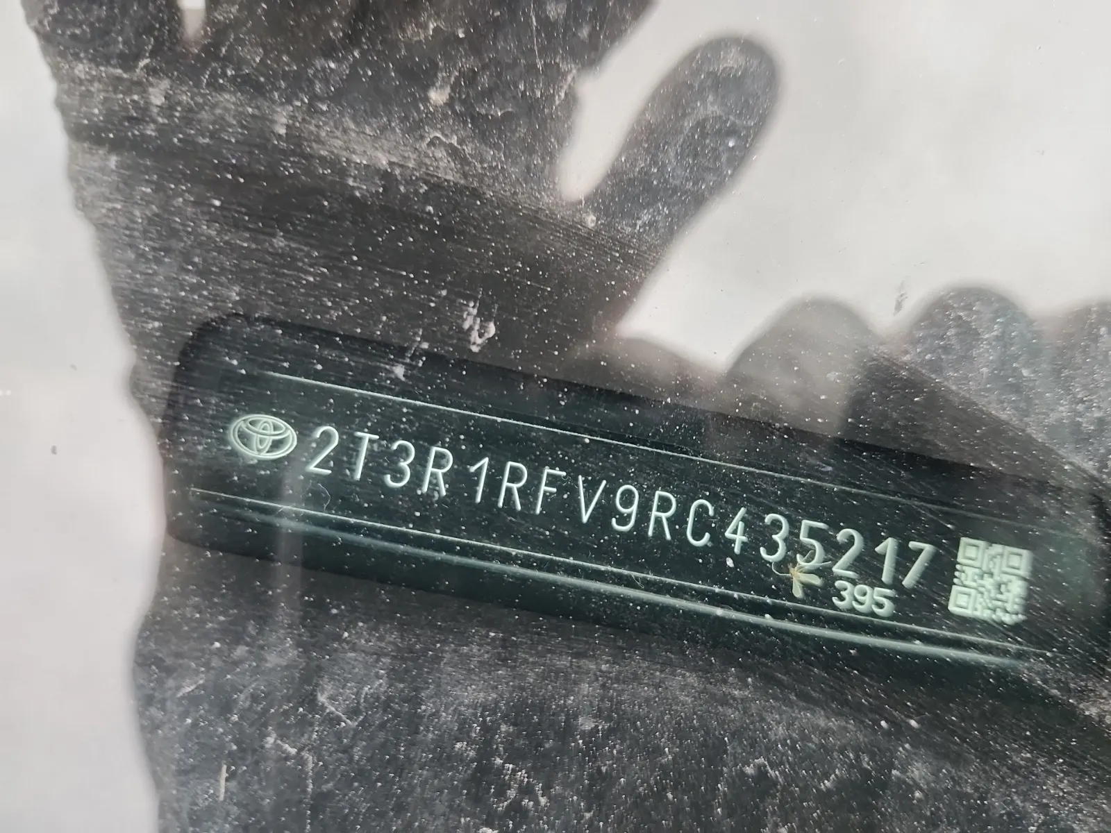 Dash VIN Plate Photo