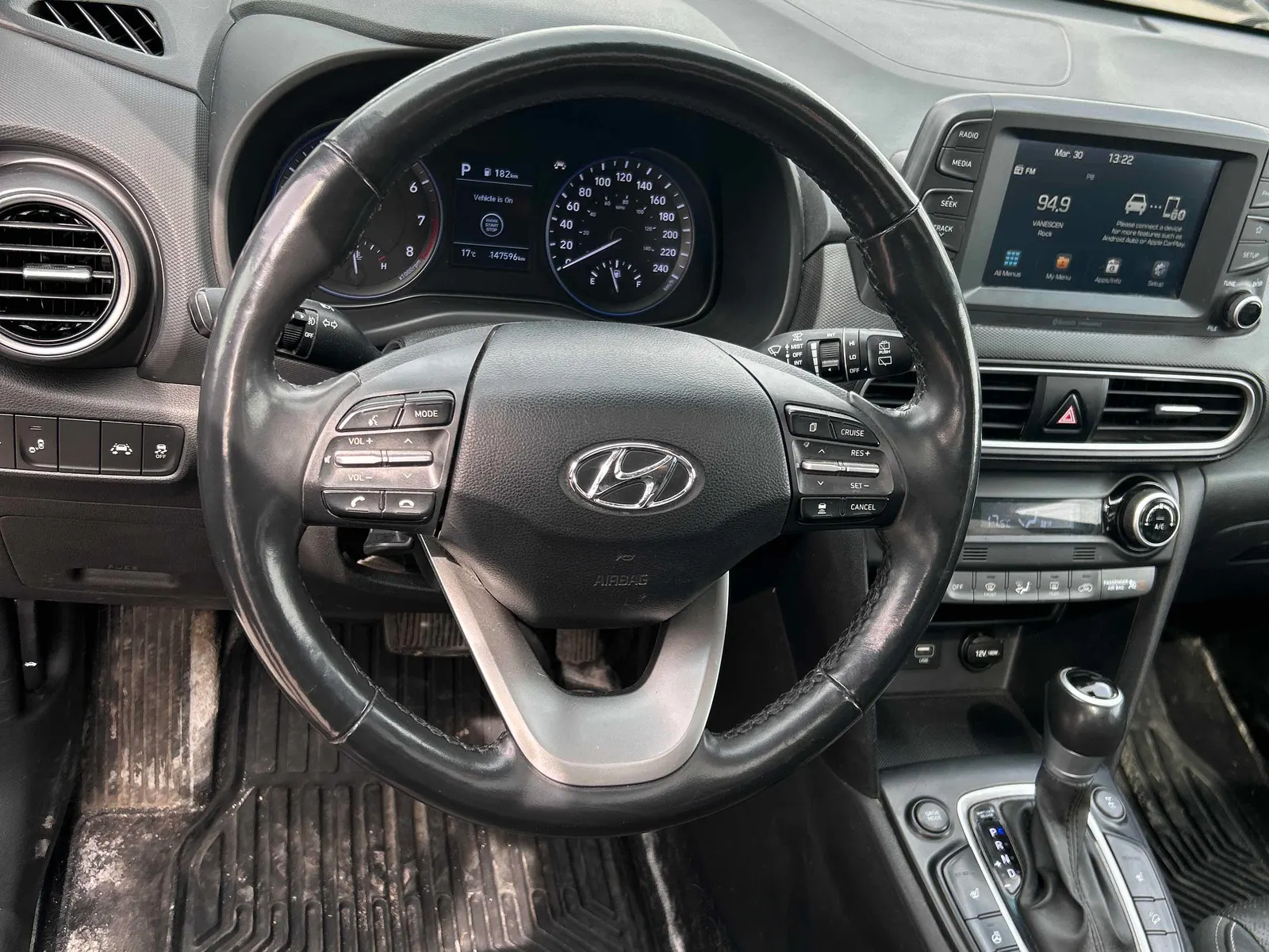 Interior driver side