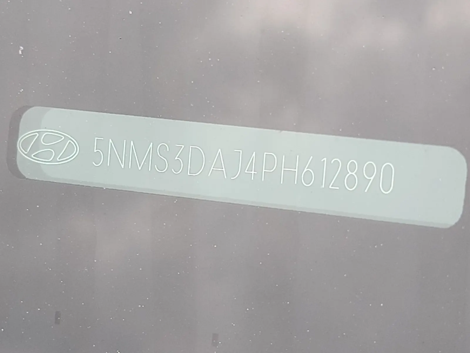 Dash VIN Plate Photo
