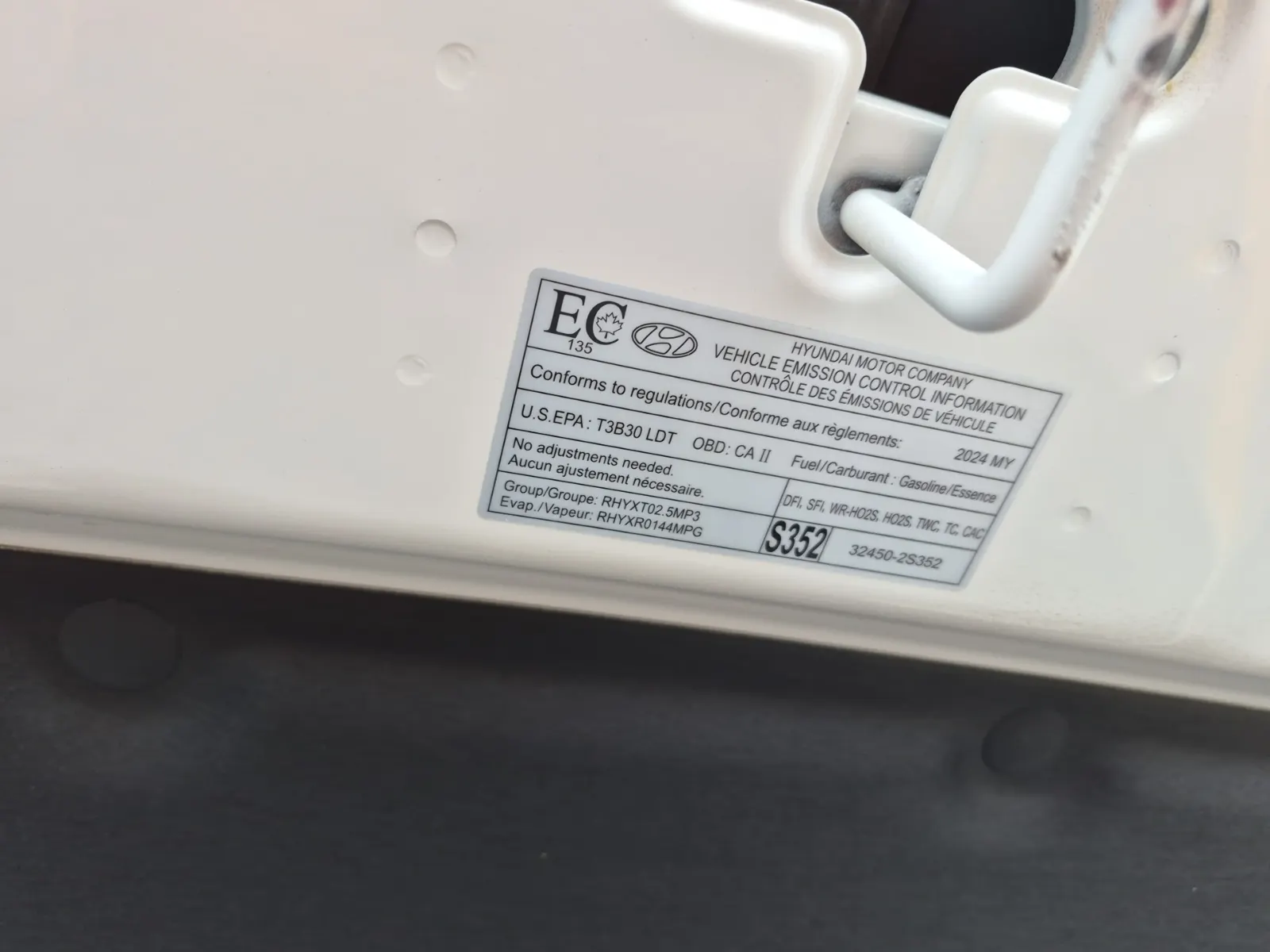 Emission Sticker Photo