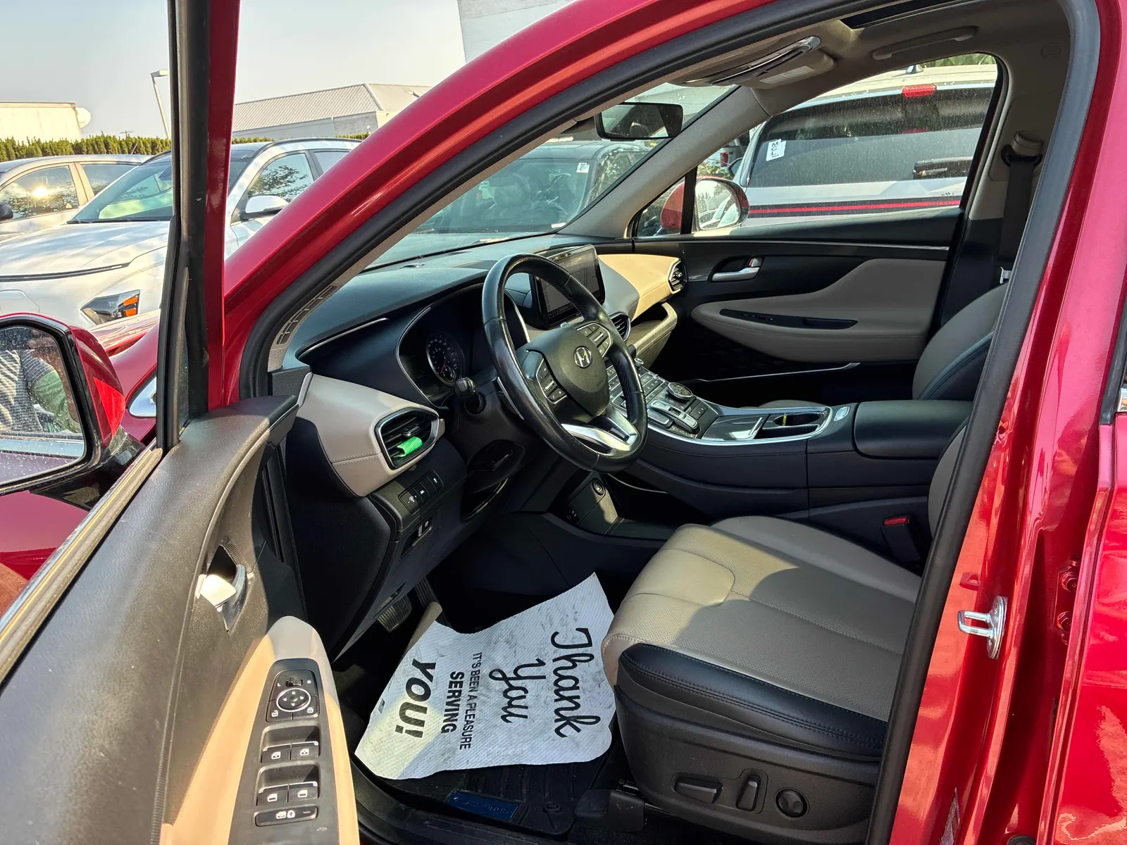 Interior driver side