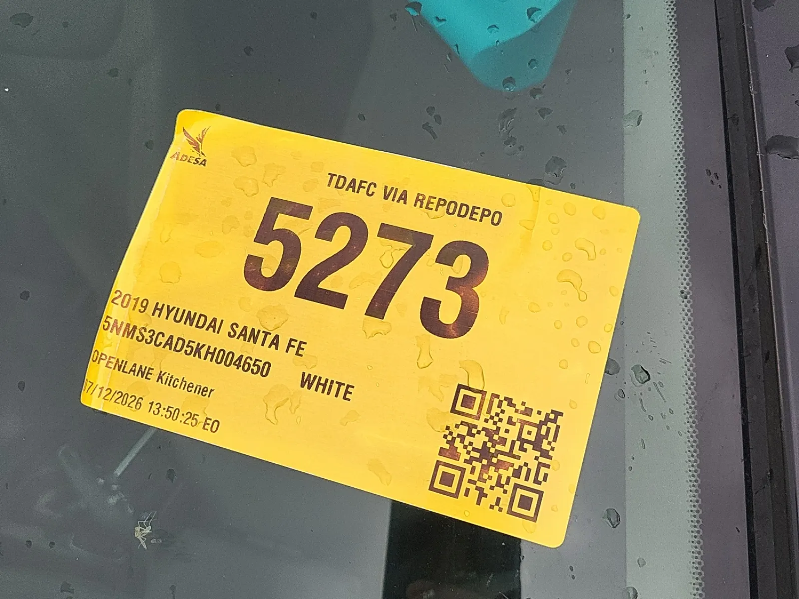 Inventory Label Photo