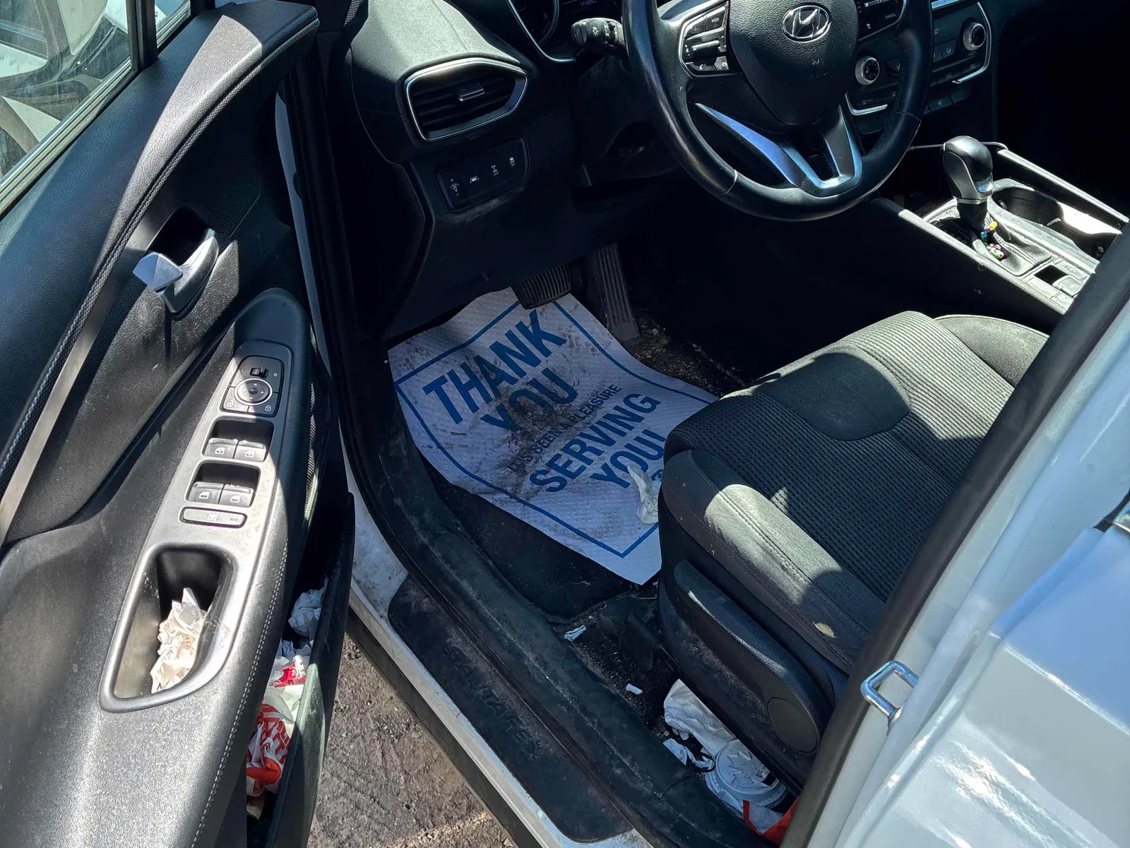 Interior driver side