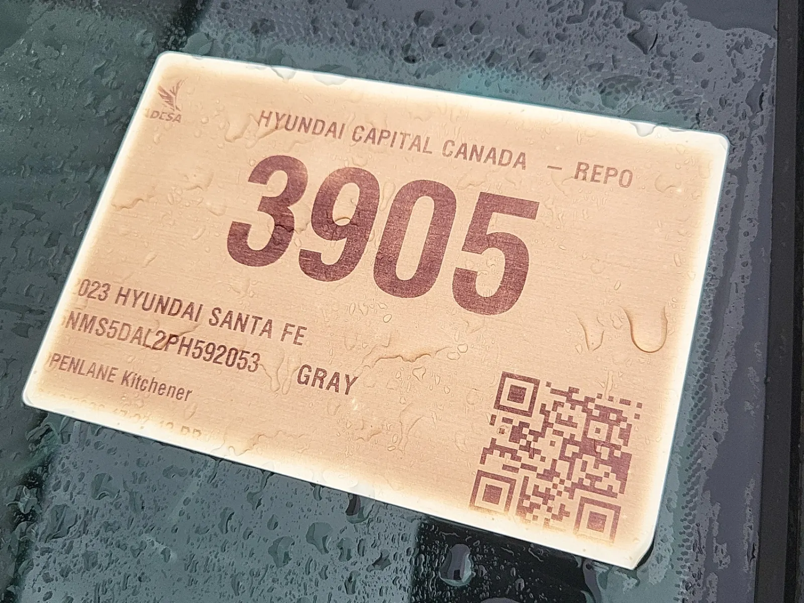 Inventory Label Photo