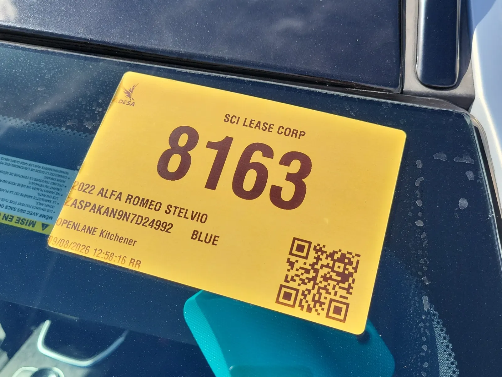 Inventory Label Photo