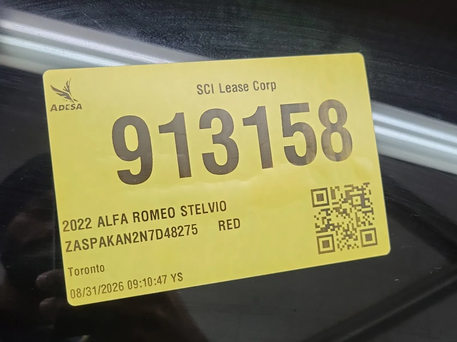 Inventory Label Photo