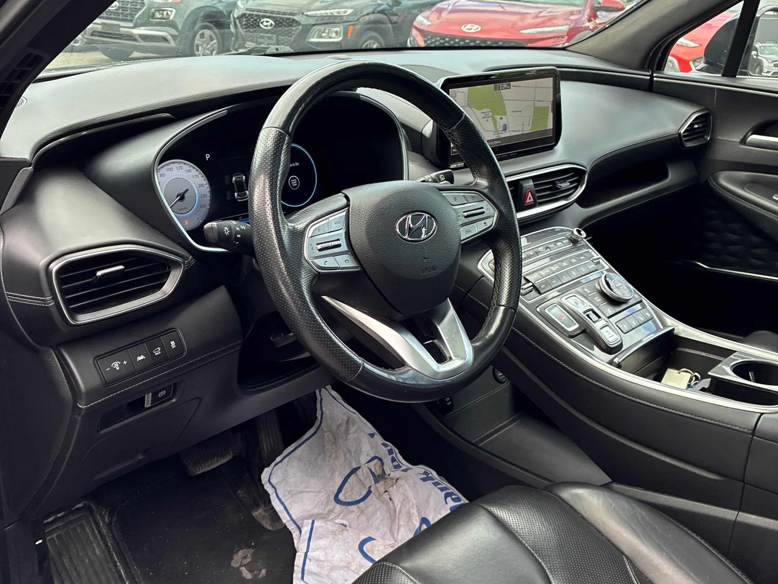 Interior driver side