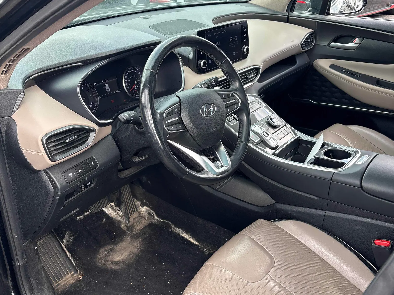 Interior driver side