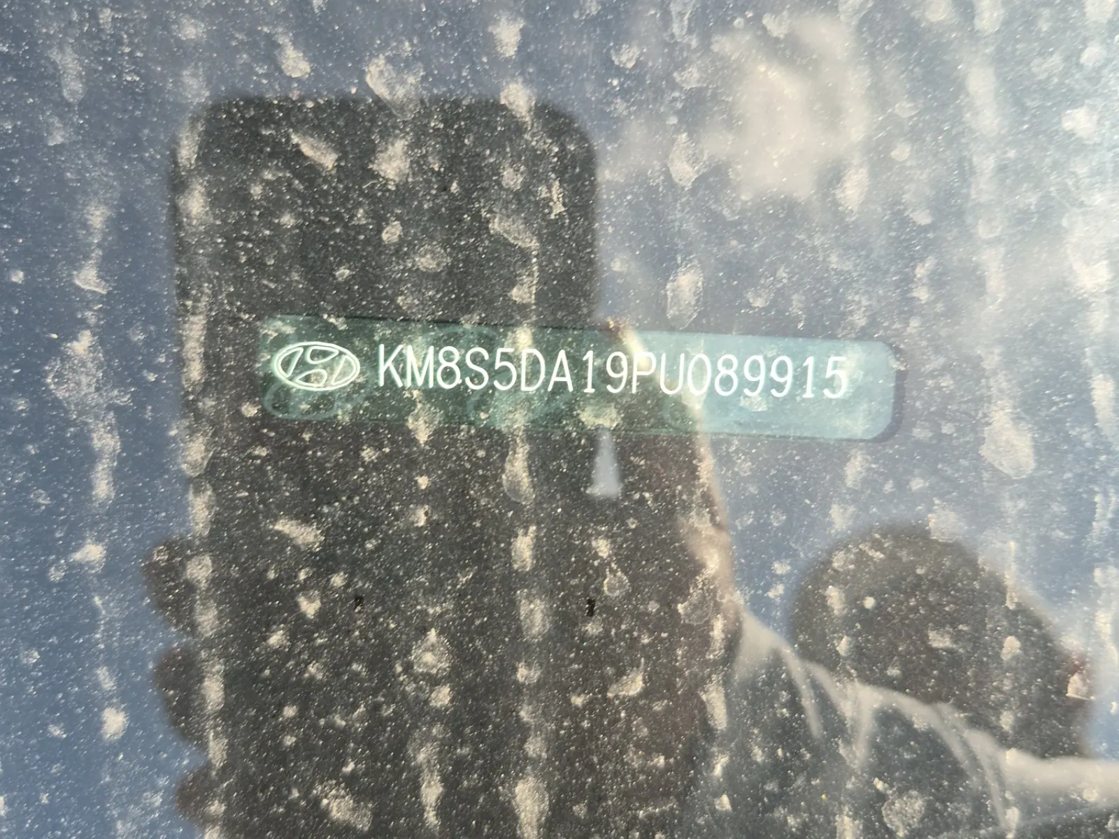 Dash VIN Plate Photo